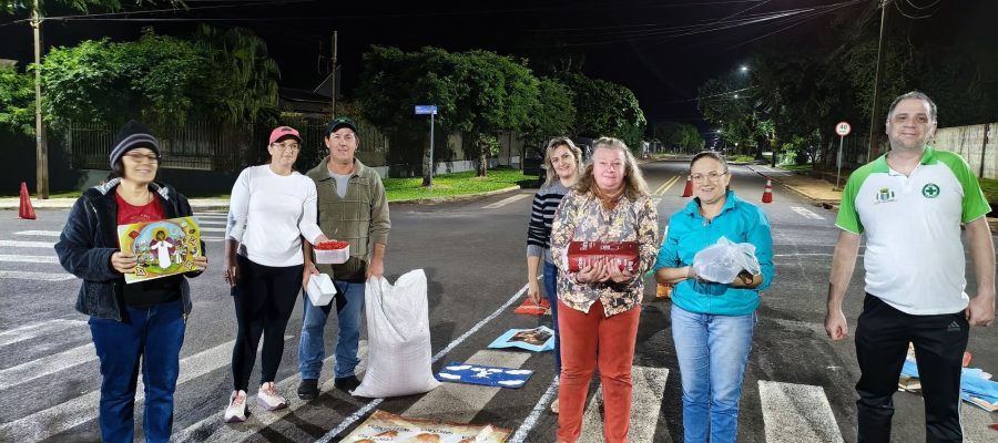 Preparação Ruas para Procissão de Corpus Christi